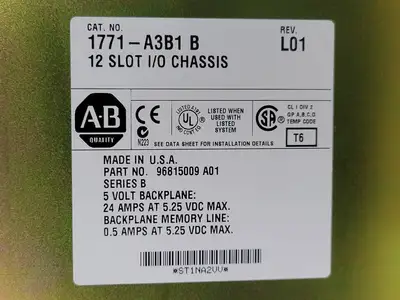 New | in-Stock ALLEN BRADLEY 1771-A3B1 Misc Electrical & Power Parts British Columbia CA | Lenmark #249192