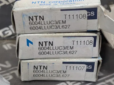 Lot of 3 NTN 6004LLUC3/EM Radial / Deep Groove Roller Bearings 20x42x12mm New NIB