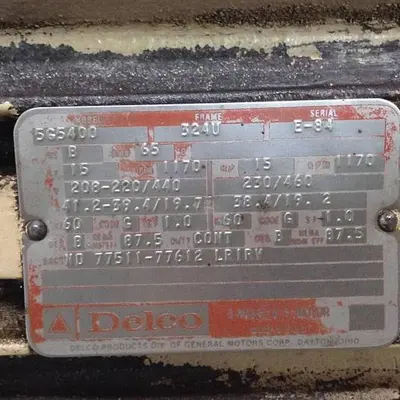 USED DELCO 5G5400