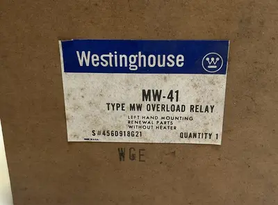 New | in-Stock WESTINGHOUSE MW-41 Miscellaneous Equipment (Electrical & Power) | Surplus Asset Holdings #1200297