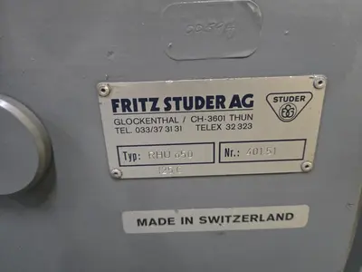 USED STUDER RHU-650-125C