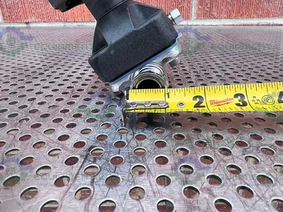 USED ITT PURE FLO .75-316L-RA15MAX-CWP150 DIAPHRAGM VALVE W/ 3/4" SANITARY FITTING