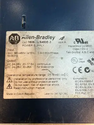 Allen Bradley 1606-XLS480E-3 /A Power Supply (3.5.2)