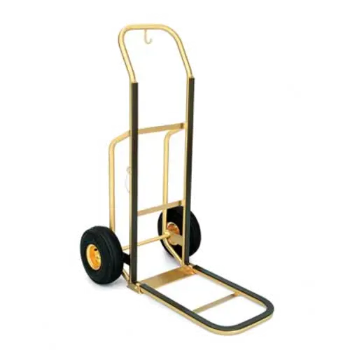 Forbes Industries Bellman's Handtruck w/ 23 1/2" Fold Up Dropnose - Polished Steel (1555-PS)