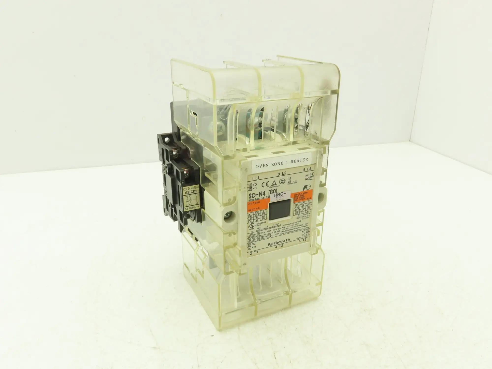 Fuji Electric SC-N4 (80) Contactor Motor Starter 60Hp 80A 600V Coil 24VDC