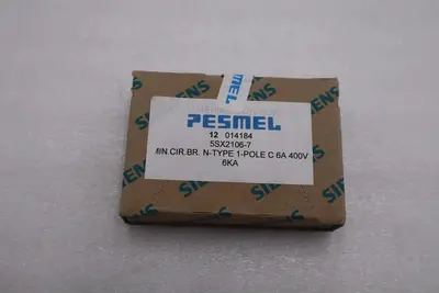 NEW SIEMENS 5SX2 106-7 CIRCUIT BREAKER STOCK G747A