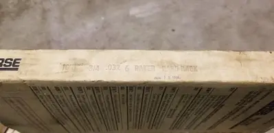 N.O.S. Morse 10' 11'' Band Saw Blade, 3/4'' .032 6 Raker Hard Back