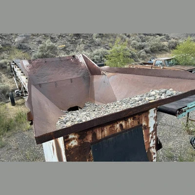 Kolman 24in x 45ft Feed Conveyor and Reciprocating Plate Feeder