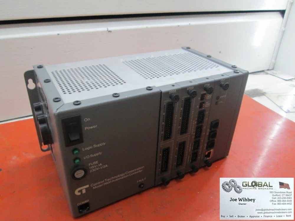 Control Technology CTC 2600XM REV C 5 Slot Rack, Works Great, 2 Available