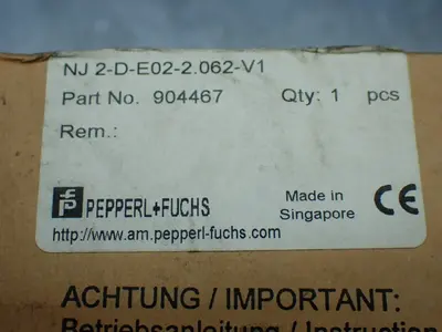 NEW PEPPERL+FUCHS NJ2FE022.062V1