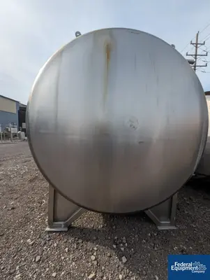 USED McCann Fabrication 4,000 Gal McCann Fab Tank, S/S, Horizontal
