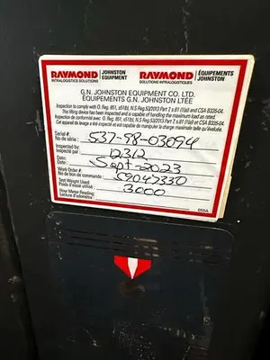 USED RAYMOND 537-CSR30T