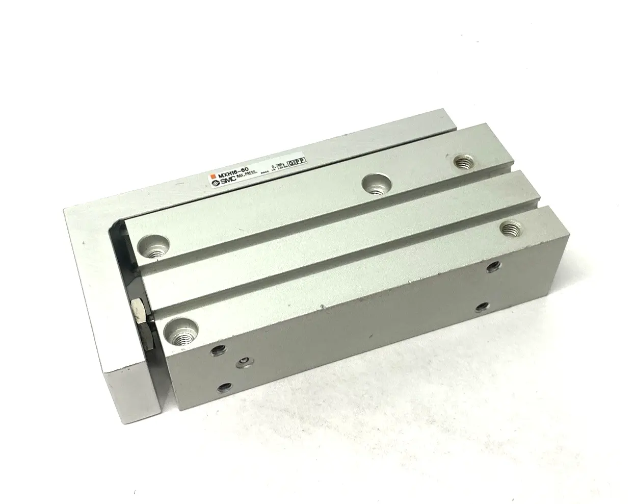 USED SMC COMPACT SLIDE CYLINDER TABLE, HIGH-RIDGIDITY, 16MM BORE