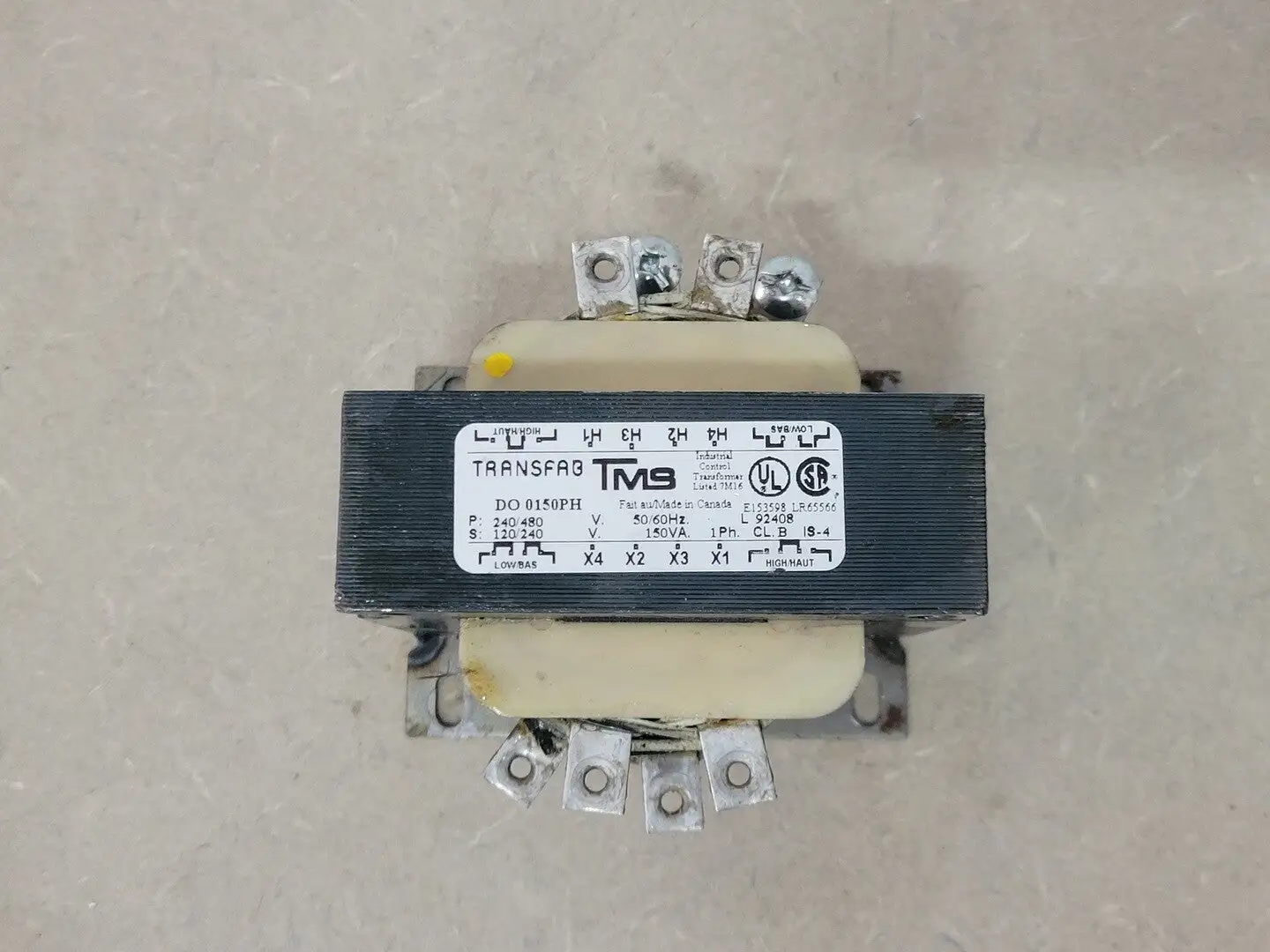 USED TRANSFAB TMS DO 0150PH