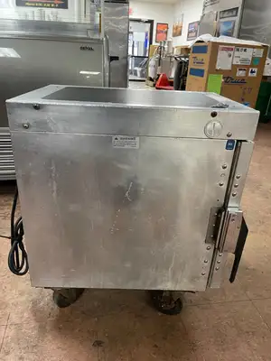 Used Cres-Cor Used Cres Cor H-339-135BK Insulated Heated Warming Holding Cabinet Solid Door - 120V Hot Food Warming, Holding, & Transport Cabinets Illinois US | Falcon Restaurant Supply #1375741