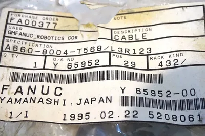 NEW FANUC A660-8004-T568/L3R123 CABLE ASSY. A6608004T568L3R123