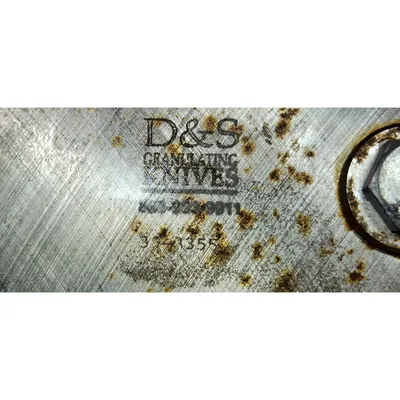 Used 10HP Industrial Plastic Granulator Knife Shredder - 8" dia. X 16W