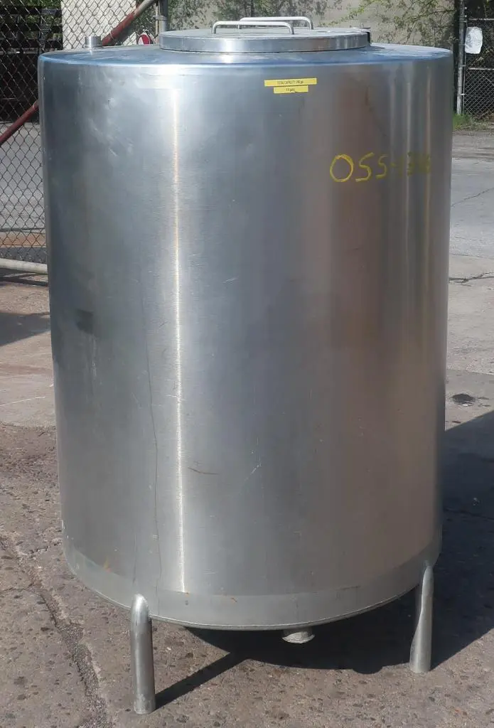 SPC9217  Tank 240 gallon vertical tank, Stainless Steel, slope