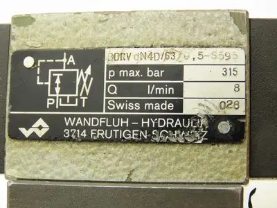 Used WANDFLUH-HYDRAULIK _UNKNOWN_ Valves/Fittings | Arrow Industrial #628053