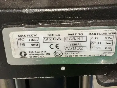 Used 2020 GRACO EC5J41 Pumps Ohio US | HGR 24 #1460655