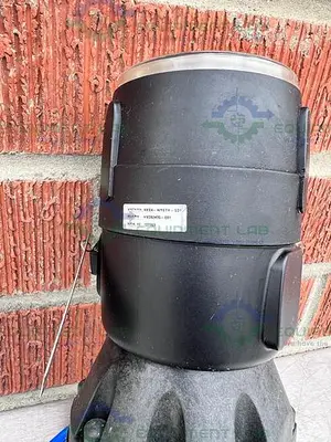 USED ITT PURE-FLO A208 DIAPHRAGM VALVES 90PSI 1" W/ ASCO VALVE POSITIONER