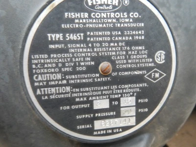 Fisher 10" 300 Class, 316 Stainless Gate Valve