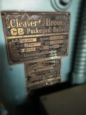 USED CLEAVER BROOKS CB-60-50