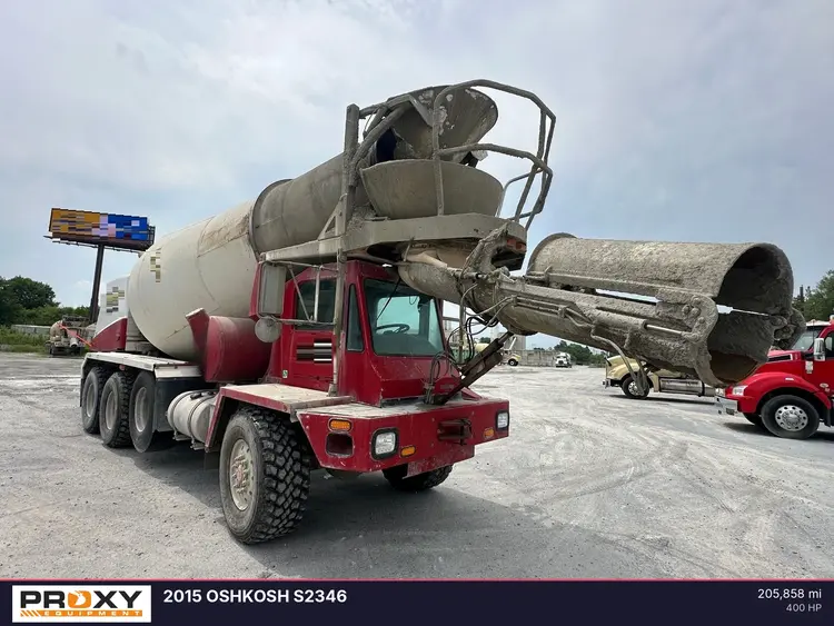 Used 2015 OSHKOSH S2346 Concrete Mixer Trucks Delaware US | Proxy Equipment #1388932