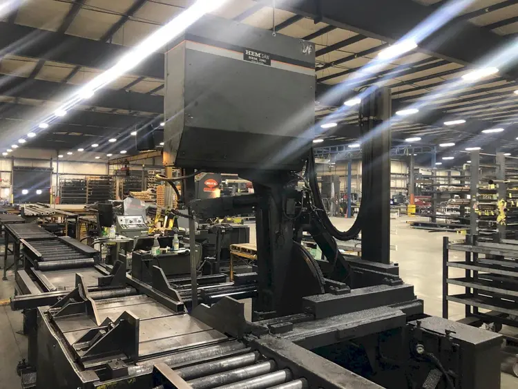 Used 2004 HEM VT130HA-60 Vertical Band Saws Illinois US | BLUMBERG MACHINERY COMPANY #396677