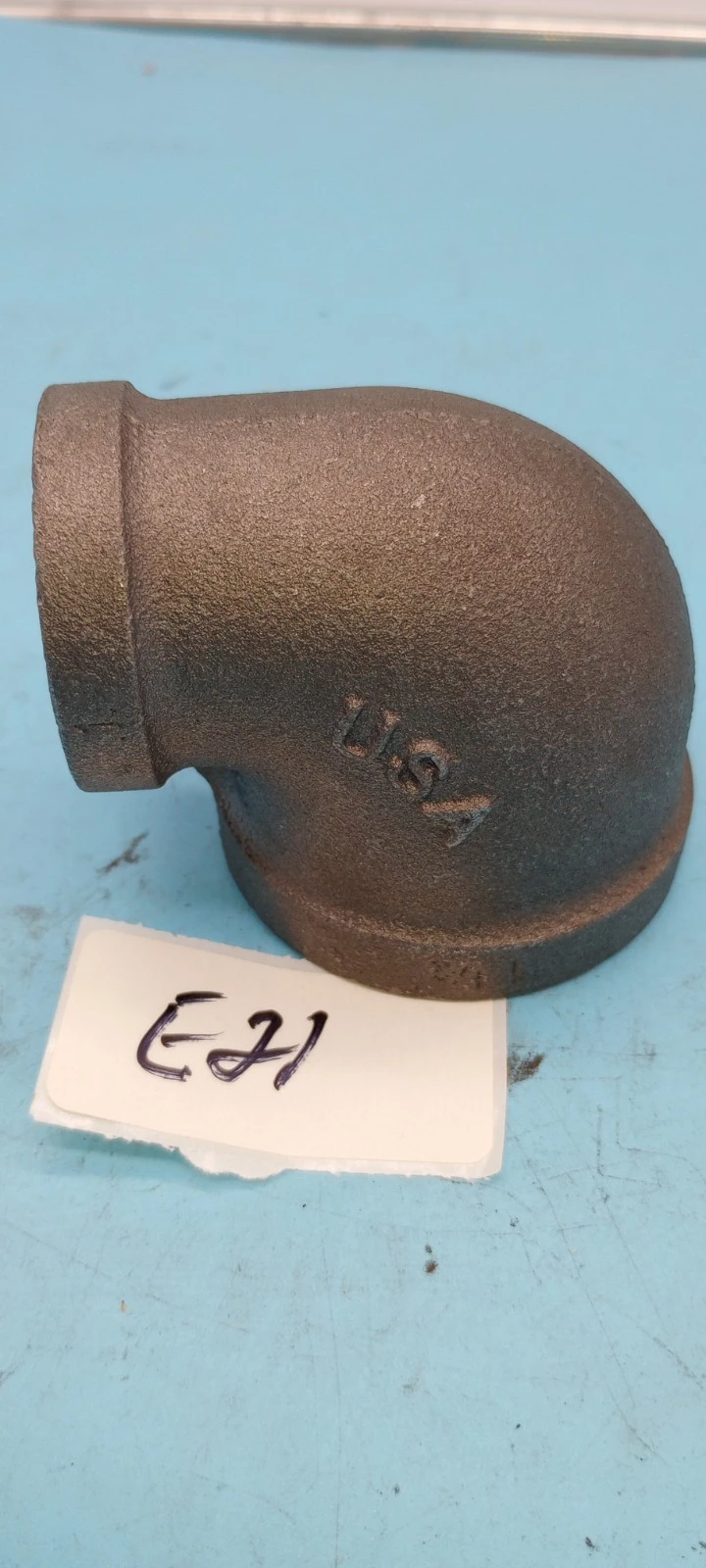 BLACK 90 DEGREE ELBOW  1"  x 1/ 2"