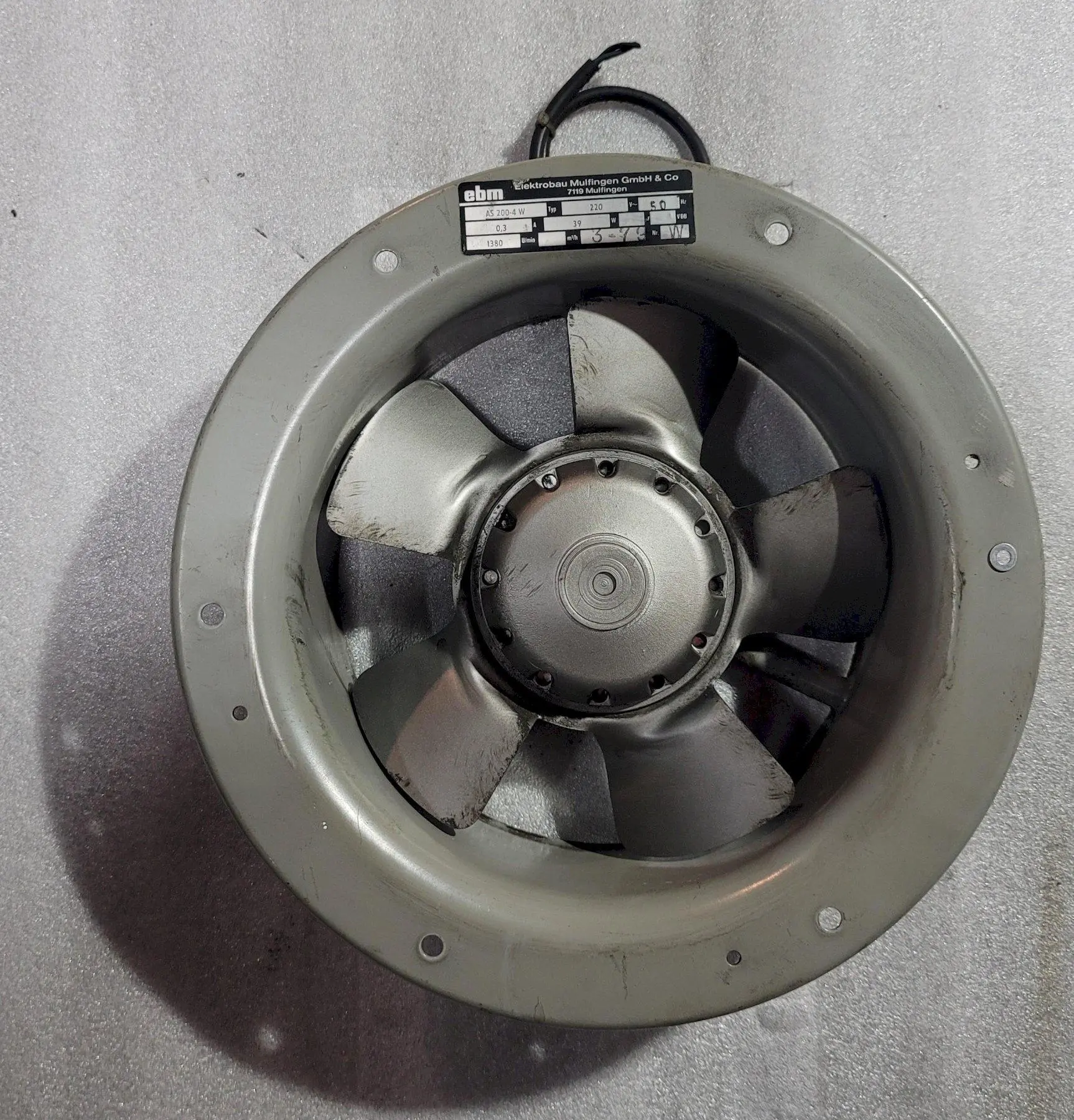 USED Ebm-Papst AS 200-4 W