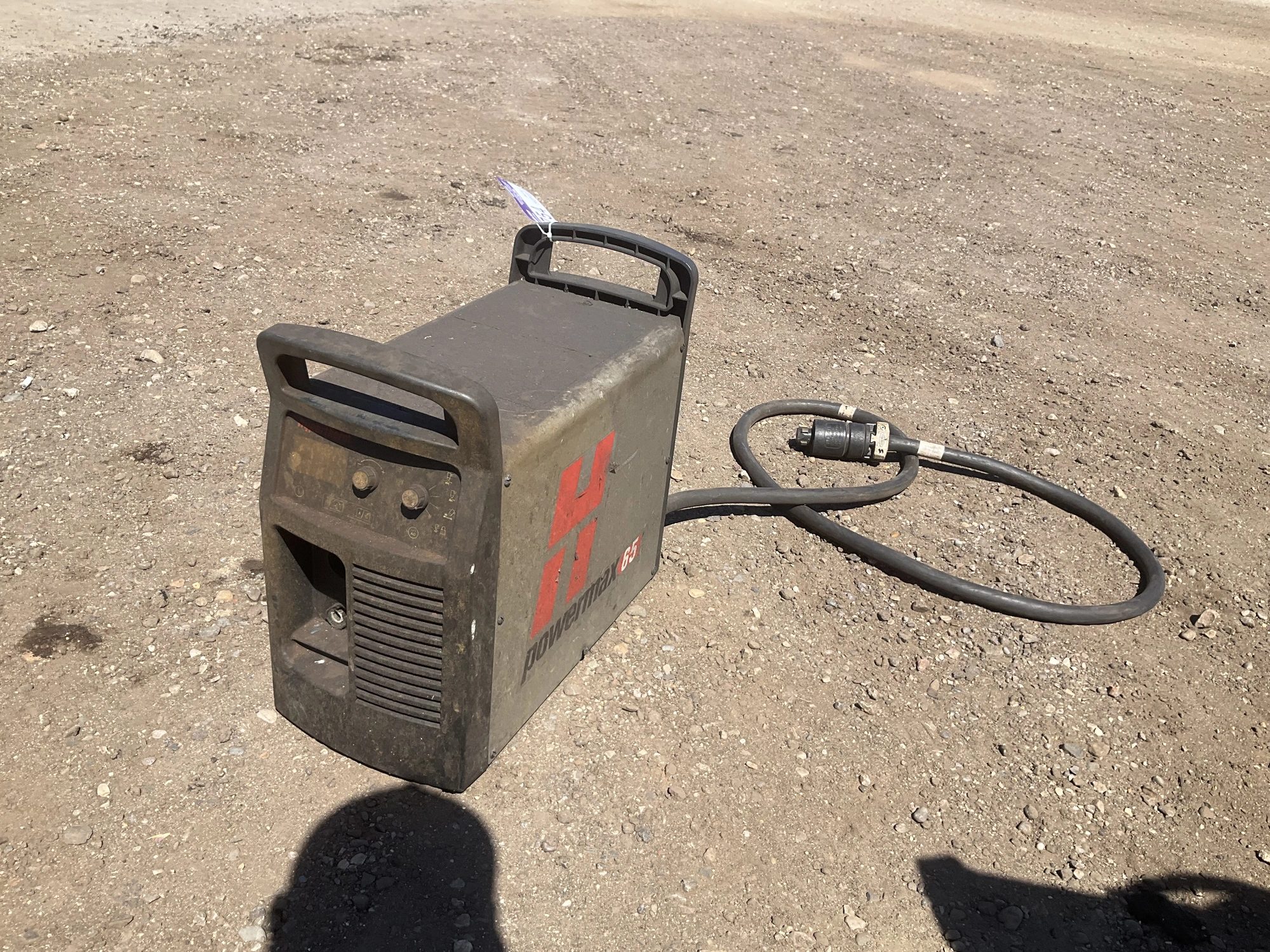 Hypertherm Powermax 65 plasma cutter, 200-480 volt 3 phase electric, no leads, working condition unk...