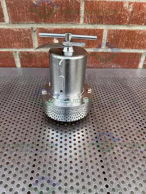 USED STERIFLOW 96 MANUAL LOW TO HIGH FLOW SANITARY BACK PRESSURE REGULATOR 3/4"