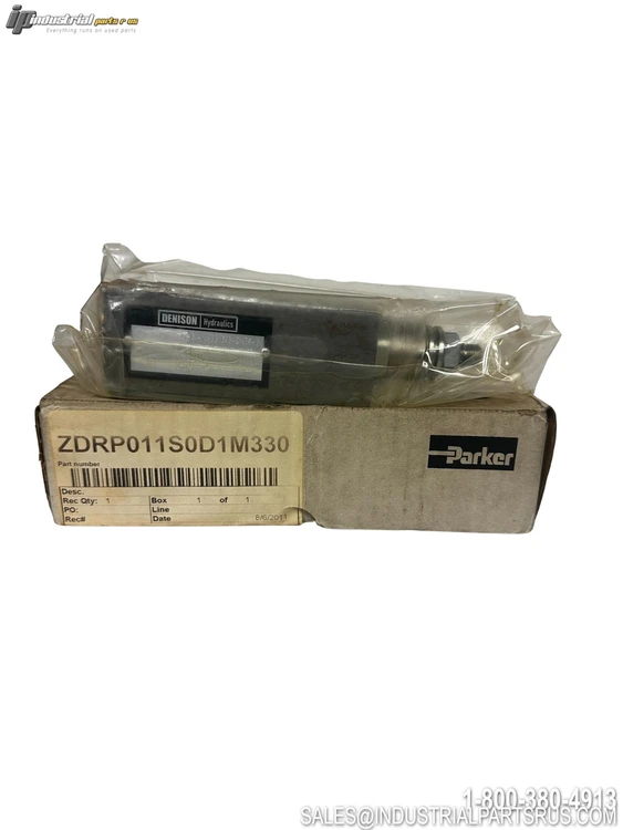 Used PARKER ZDR-P-01-1-S0-D1-M330 Valves/Fittings Kentucky US | Industrial Parts R Us Inc. #774744