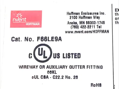 New | in-Stock NVENT HOFFMAN Wireway 90 Degree Elbow 6x6 Top-Open Misc Electrical & Power Parts Michigan US | Maverick Industrial Sales #1402338
