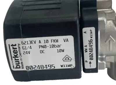 NEW BURKERT 6213EV A 10 FKM SOLENOID VALVE 00248495 6213EVA10FKM