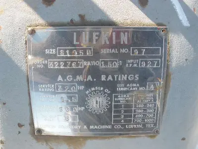 USED LUFKIN S105B