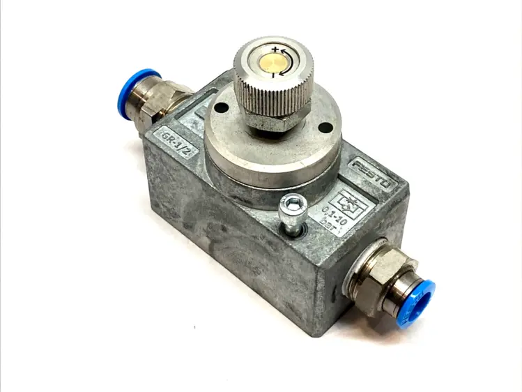 Used FESTO ONE-WAY FLOW CONTROL VALVE G1/2 FEMALE THREAD PNEUMATIC 3720 Valves/Fittings | Maverick Industrial Sales #1104243