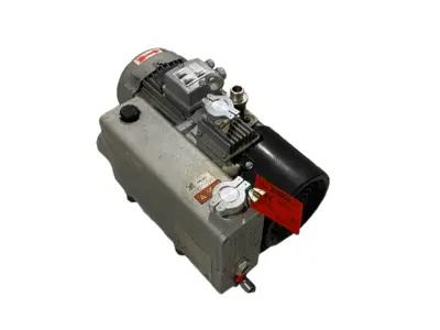 USED LEYBOLD SOGEVAC NEO D 25 VACUUM PUMP W/ NIDEC LSES90SL INDUCTION MOTOR