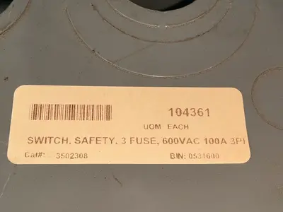 Used SQUARE D H363 Disconnects Ohio US | HGR 24 #1508037