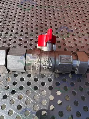 NEW CHEMGLASS CG-1969-M-26 M30 STAINLESS STEEL BALL VALVE MALE TO FEMALE 3/4"