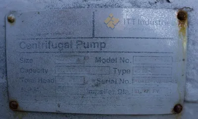 USED ITT INDUSTRIES 114-767-521 42X30