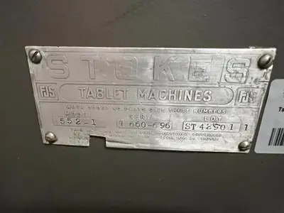 Stokes model 552-1 41 Station Tablet Press