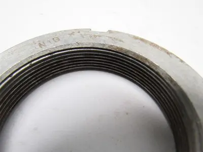 N-10 Locknuts 18 Threads per Inch 2.688" Outside Dia Lot of 3