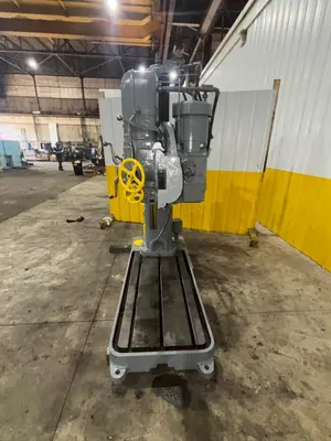 4' ARM x 9" CARLTON MODEL #1A POWER RADIAL ARM DRILL: YOBRO #24007