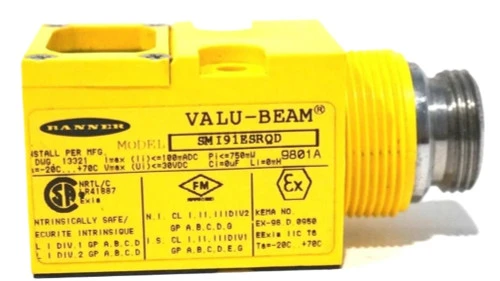 Banner SMI91ESRQD 25689 Valu-Beam Emitter Sensor, Range 3 m, Input 10-30 V dc [New]