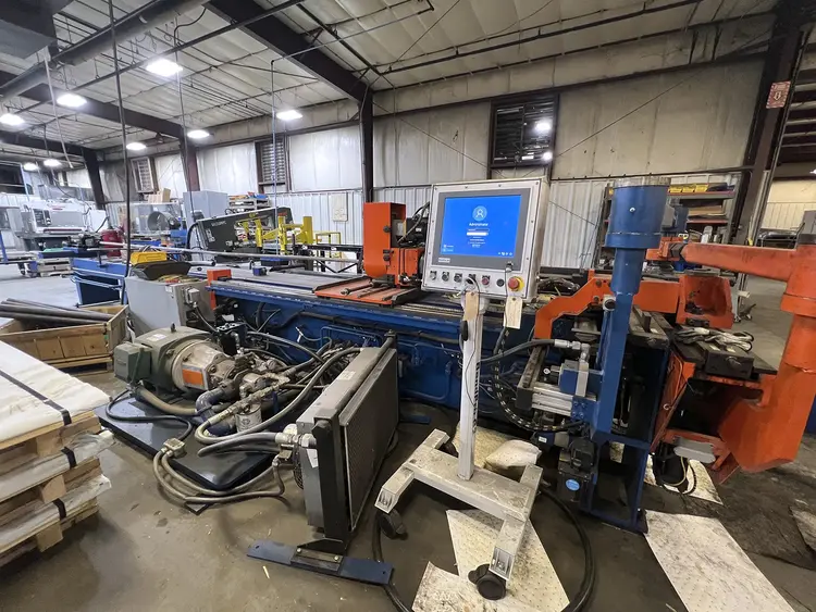 Used 2017 Pines CNC‑100 LH Dual Spindle CNC Tube Bender Pipe, Tube & Bar Benders Illinois US | Machine Tool Bids #1441651