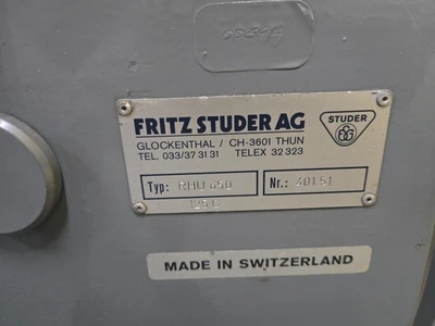 USED STUDER RHU-650-125C