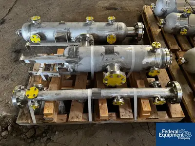 USED B E Peterson, Inc. 4" x 60" BE Peterson Distillation Column Reboiler Unit, 316 S/S, 200#