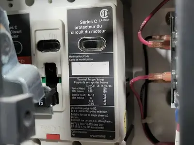 5 hp, 600V, 15A, 3-Ph FVNR Starter, Size 1 Bucket for Freedom 2100 MCC Frame